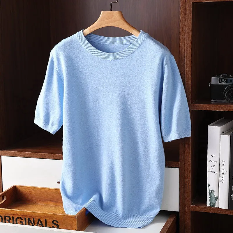 Marcel- Elegantes Rundhals T-Shirt für Herren - Image 2