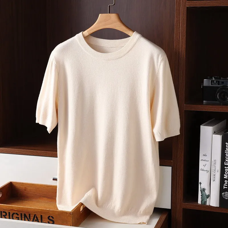 Marcel- Elegantes Rundhals T-Shirt für Herren - Image 5