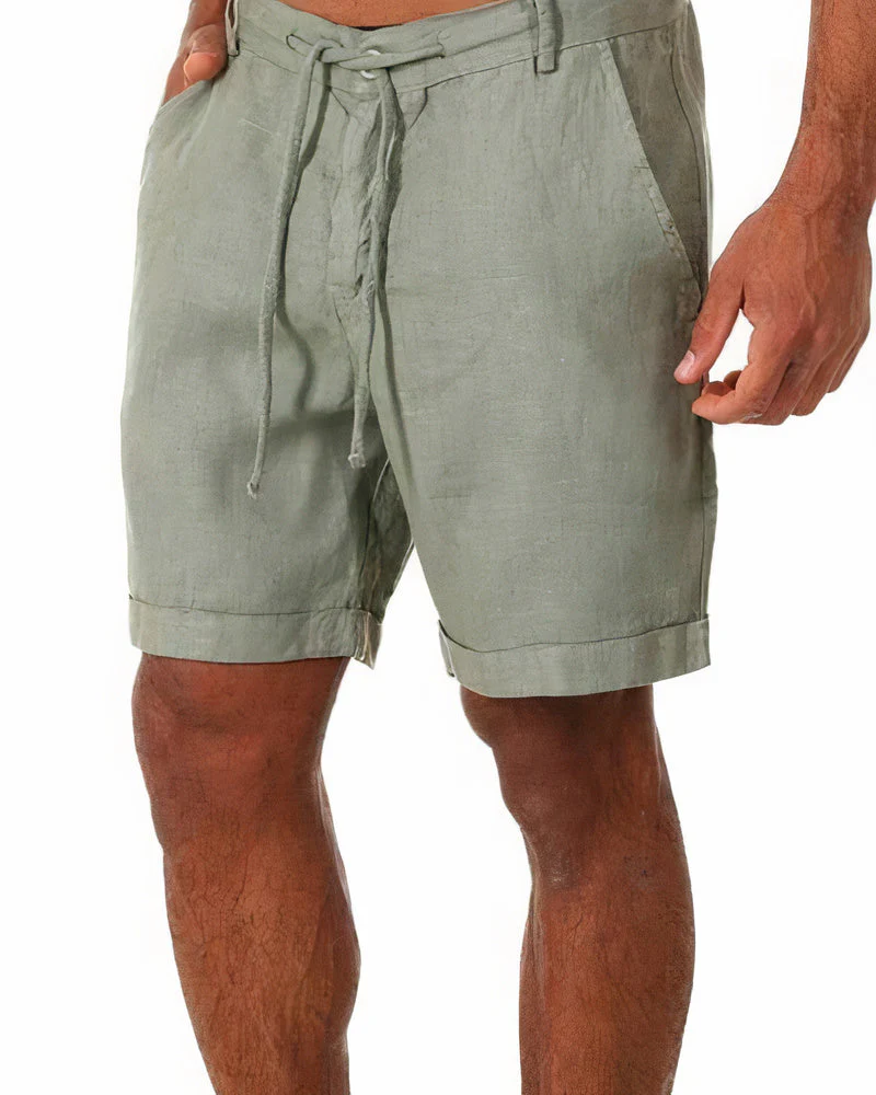 Marcel - Herren Leinen-Shorts - Image 3