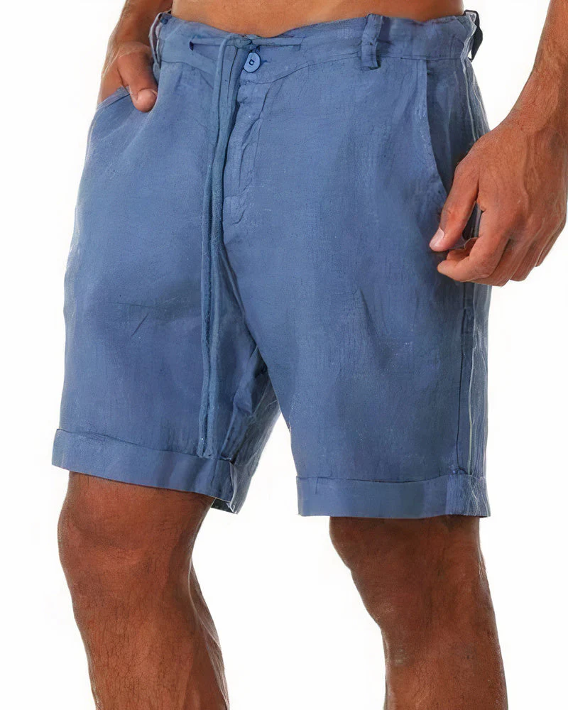 Marcel - Herren Leinen-Shorts - Image 4