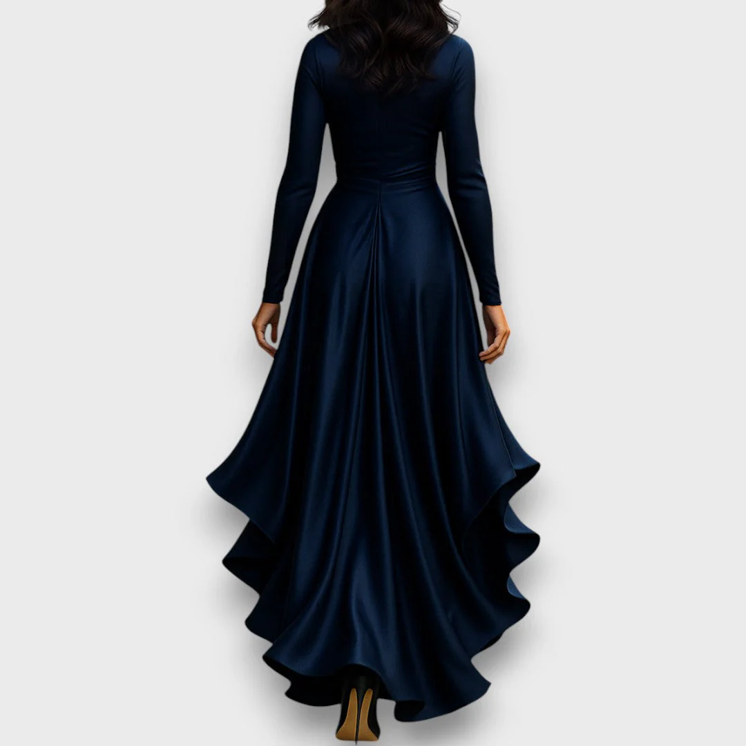 Marcelline – Drapiertes Maxikleid mit Rüschen - Image 5