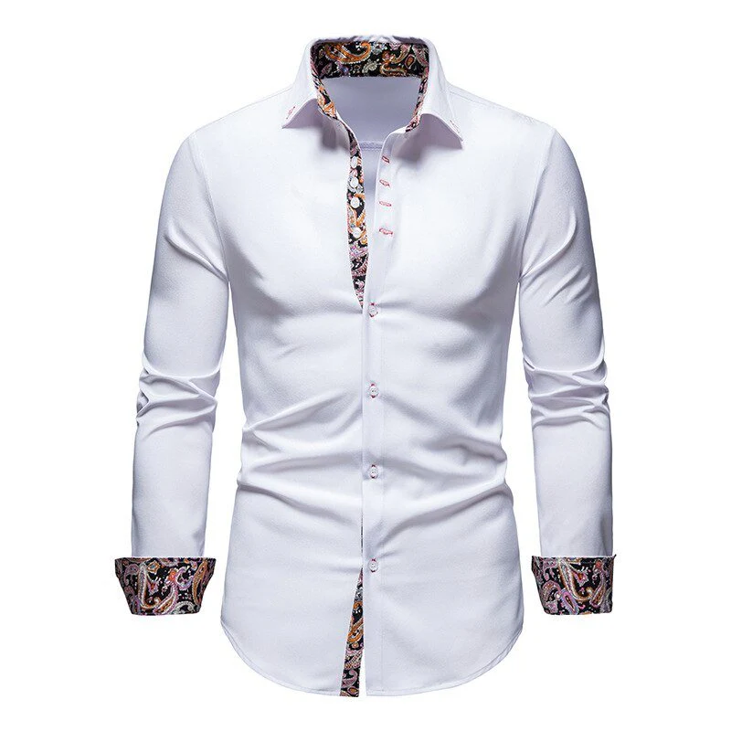 Marco – Elegantes strukturiertes Herren Langarmhemd - Image 2