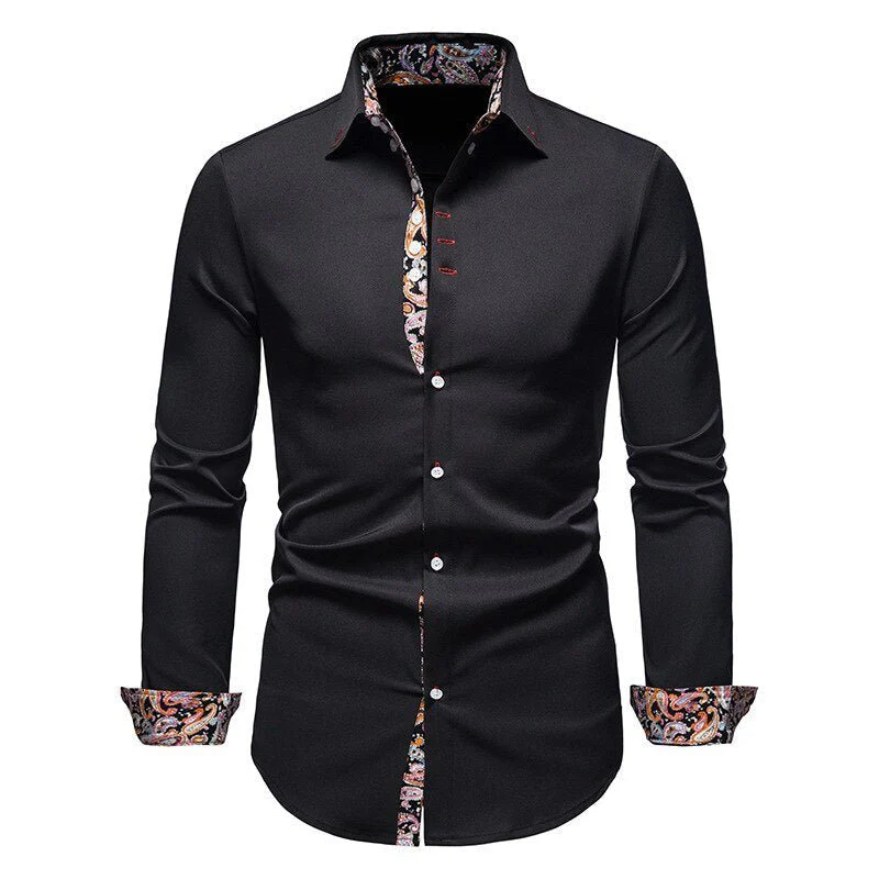 Marco – Elegantes strukturiertes Herren Langarmhemd - Image 5
