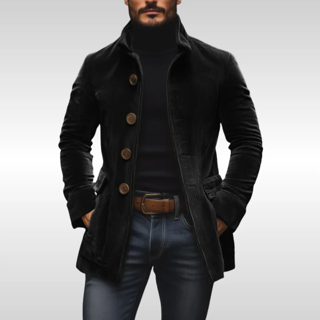 Marcus – Cordjacke mit Stehkragen Herren - Image 3