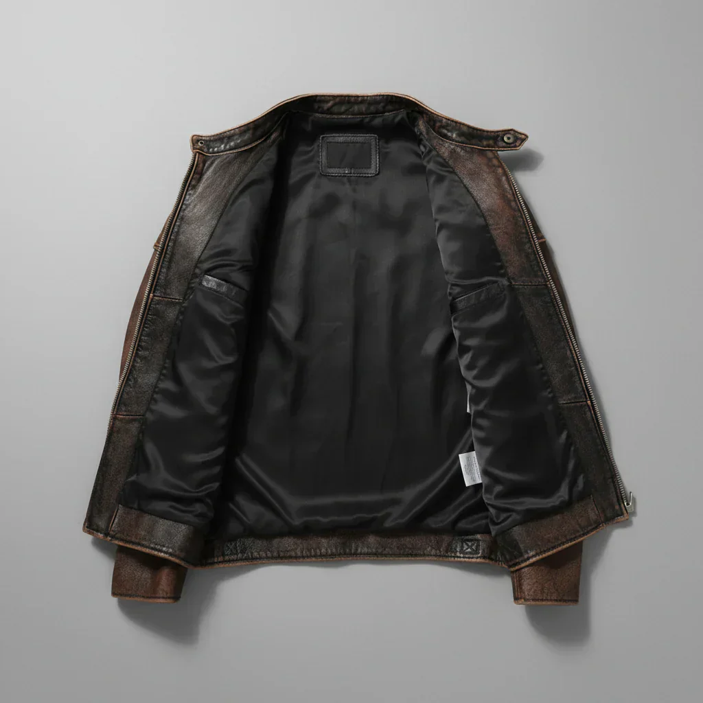 Marek – Biker-inspirierte Lederjacke Herren - Image 6