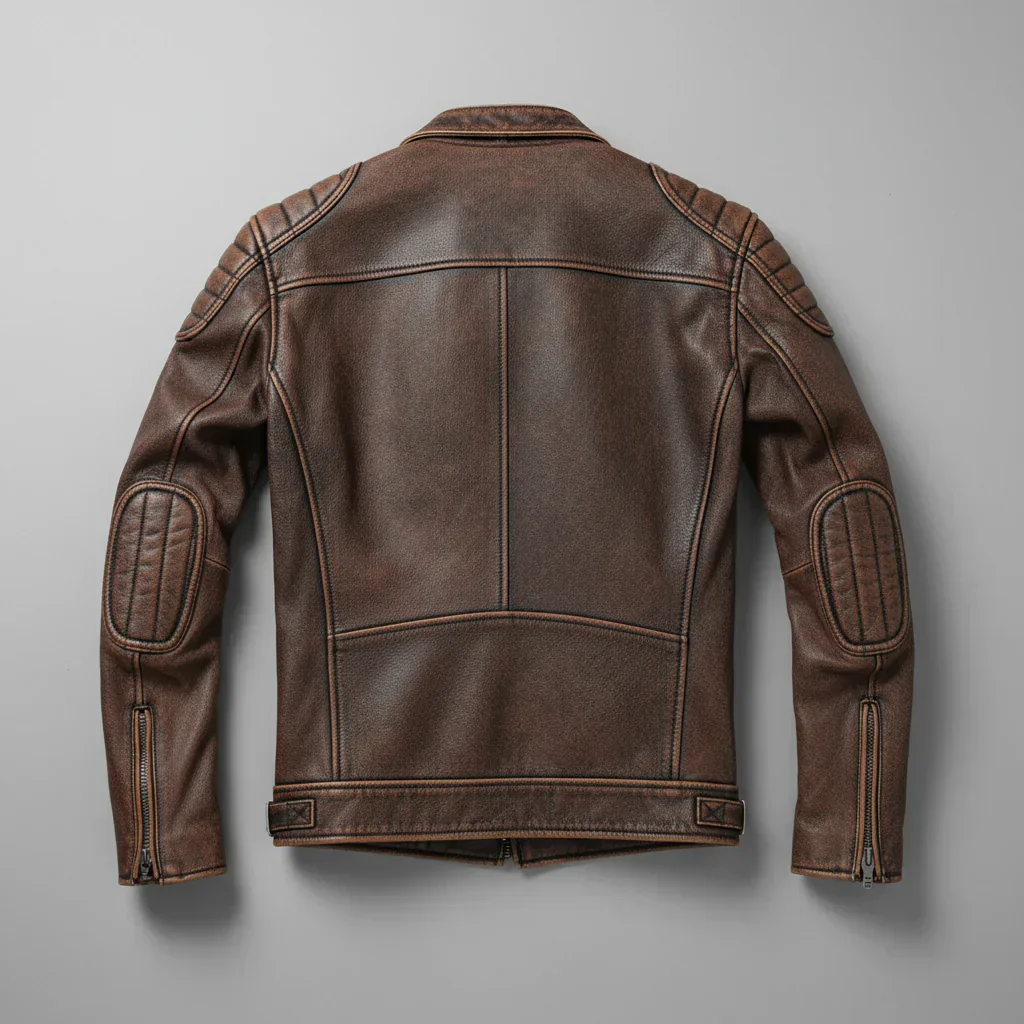 Marek – Biker-inspirierte Lederjacke Herren - Image 8
