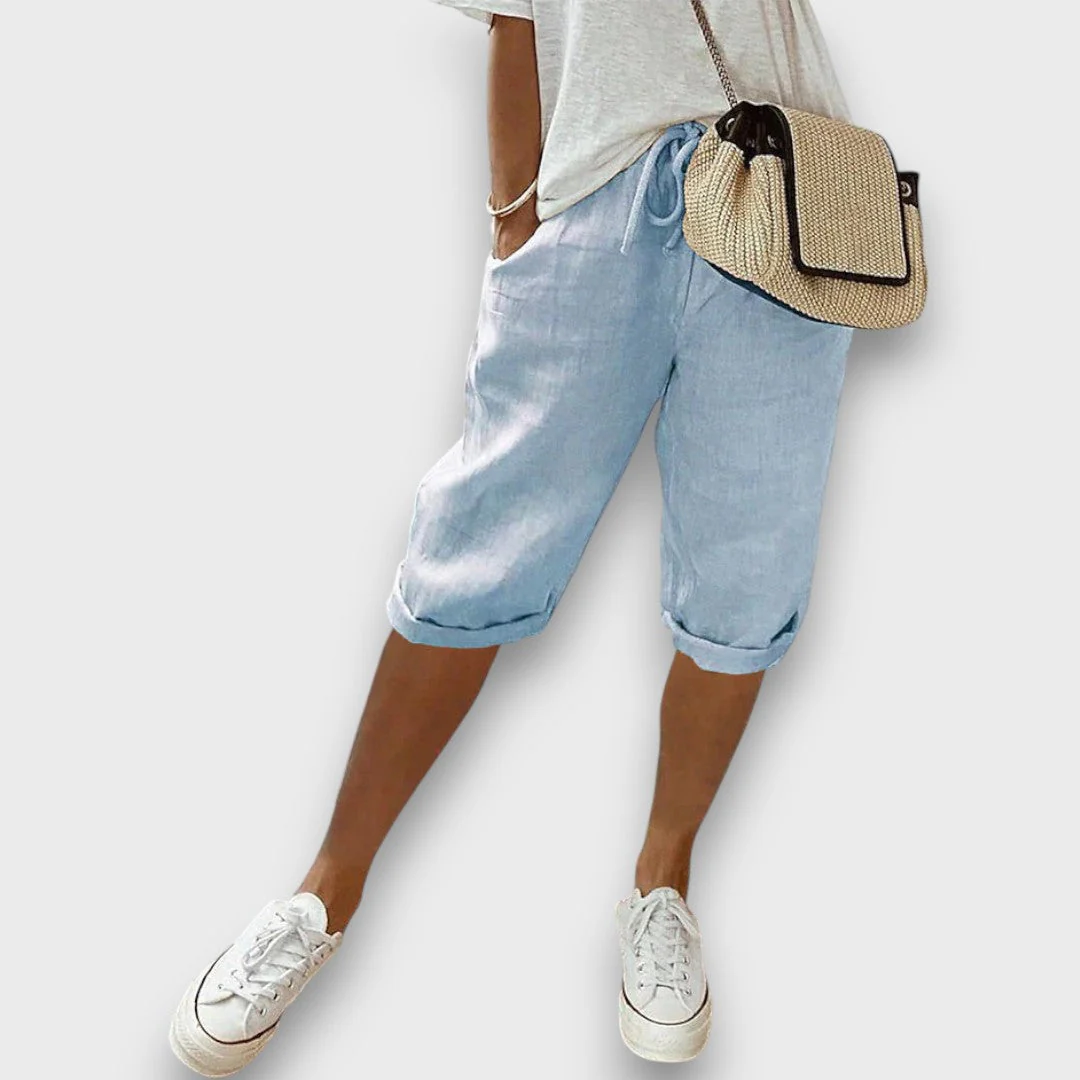 Maren – Luftige Sommer-Bermudas mit Leinenanteil - Image 3