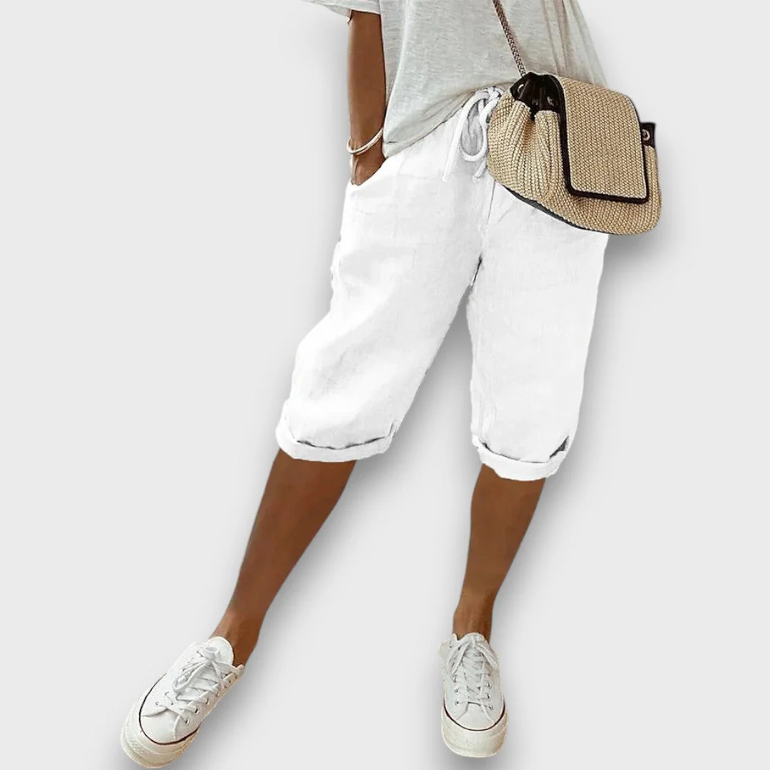 Maren – Luftige Sommer-Bermudas mit Leinenanteil - Image 4