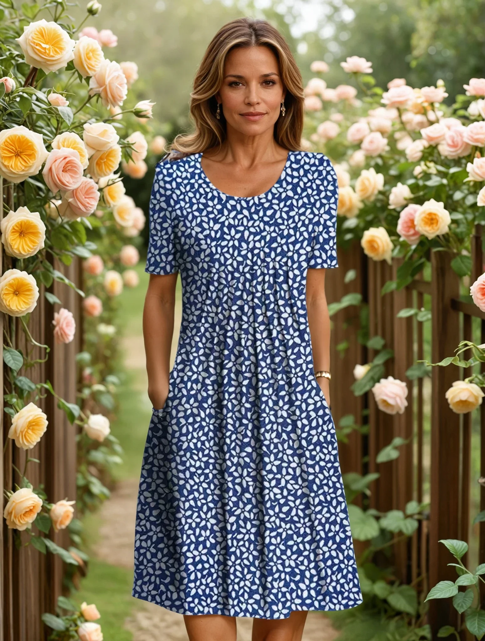 MARGA | ELEGANTES KLEID MIT BAUCHABDECKUNG - Image 2