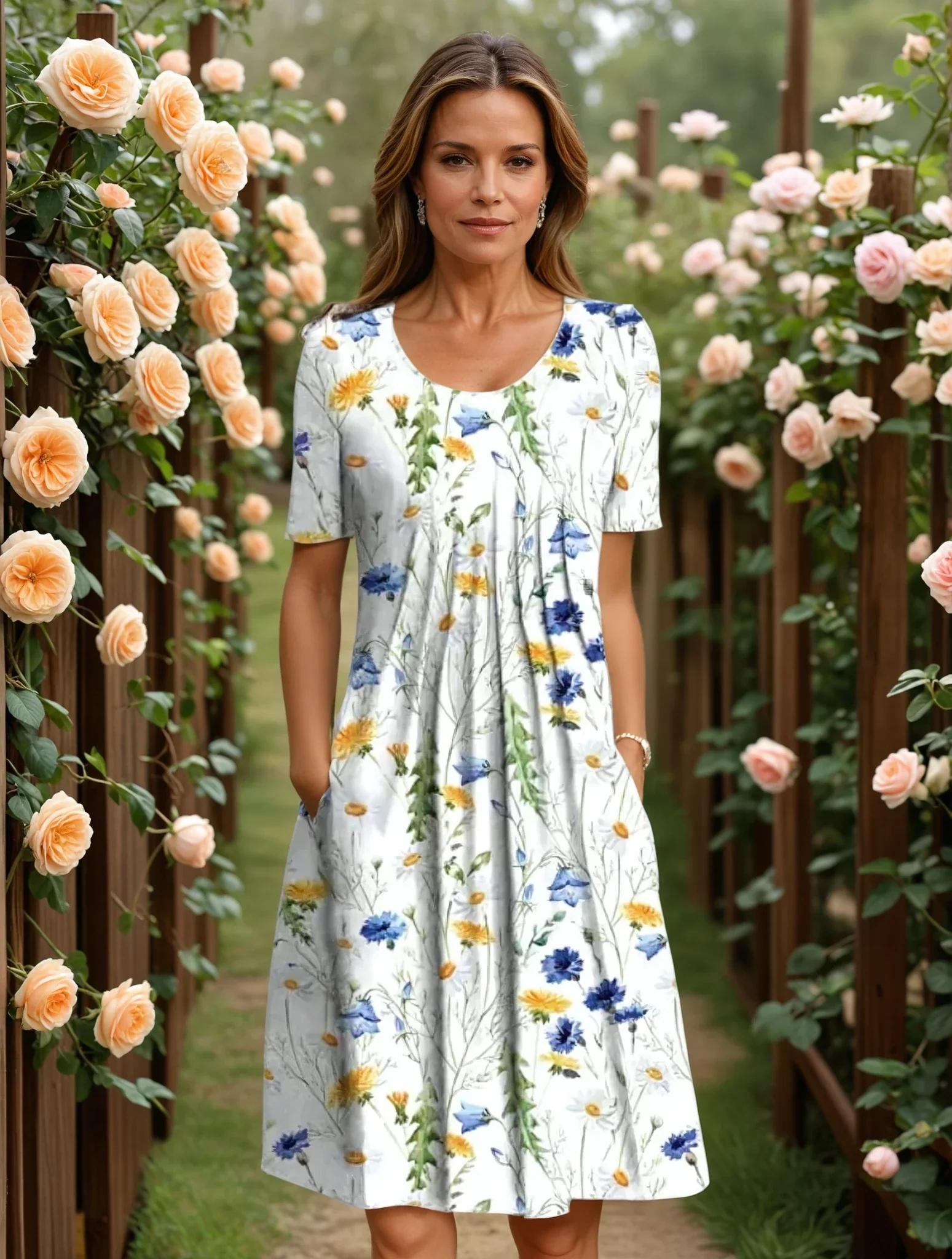 MARGA | ELEGANTES KLEID MIT BAUCHABDECKUNG - Image 4