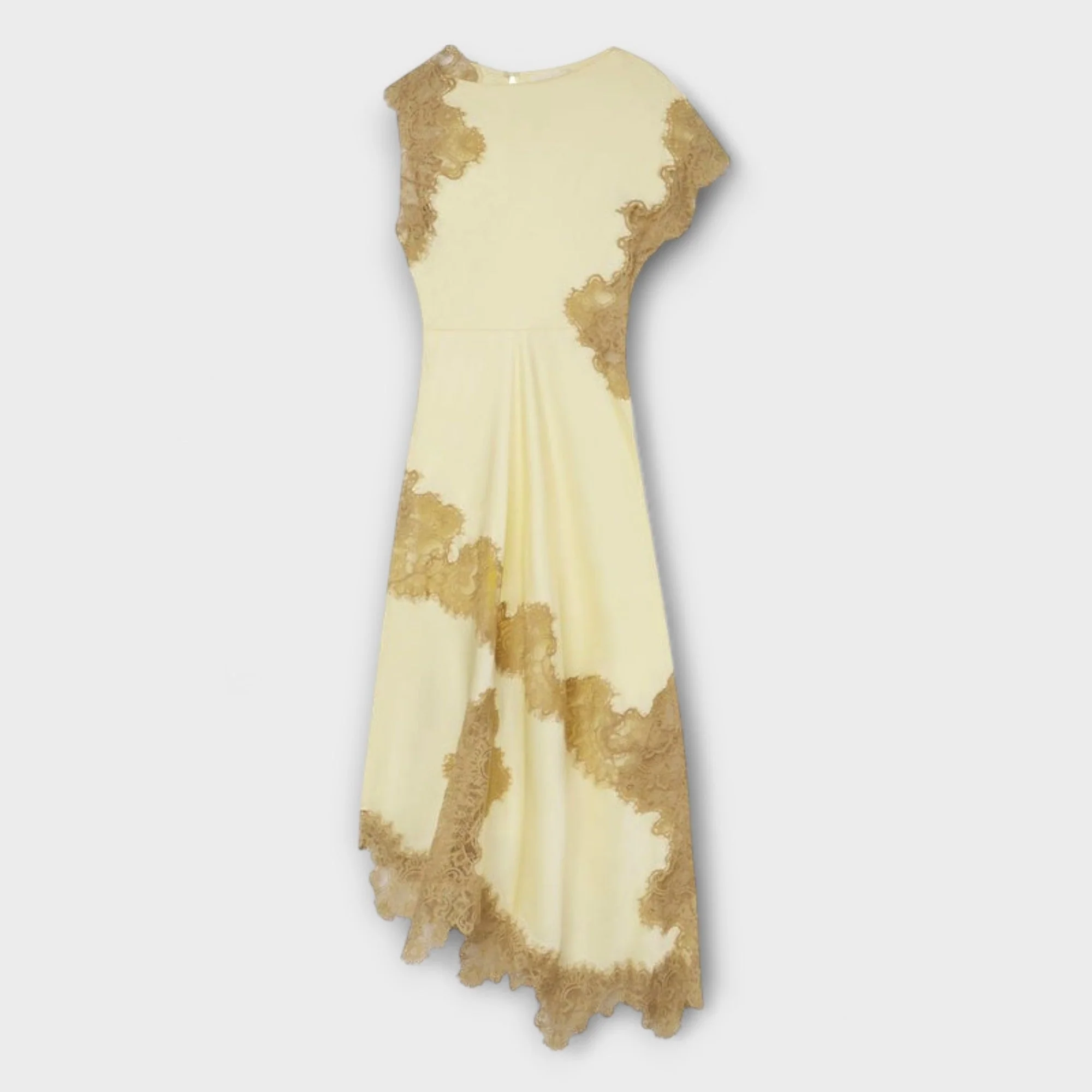 Margaret - Maxikleid mit Satin- und Spitzenakzenten - Image 4