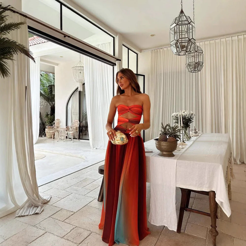 MARGOT | LANGES KLEID MIT TRÄGERN - Image 3
