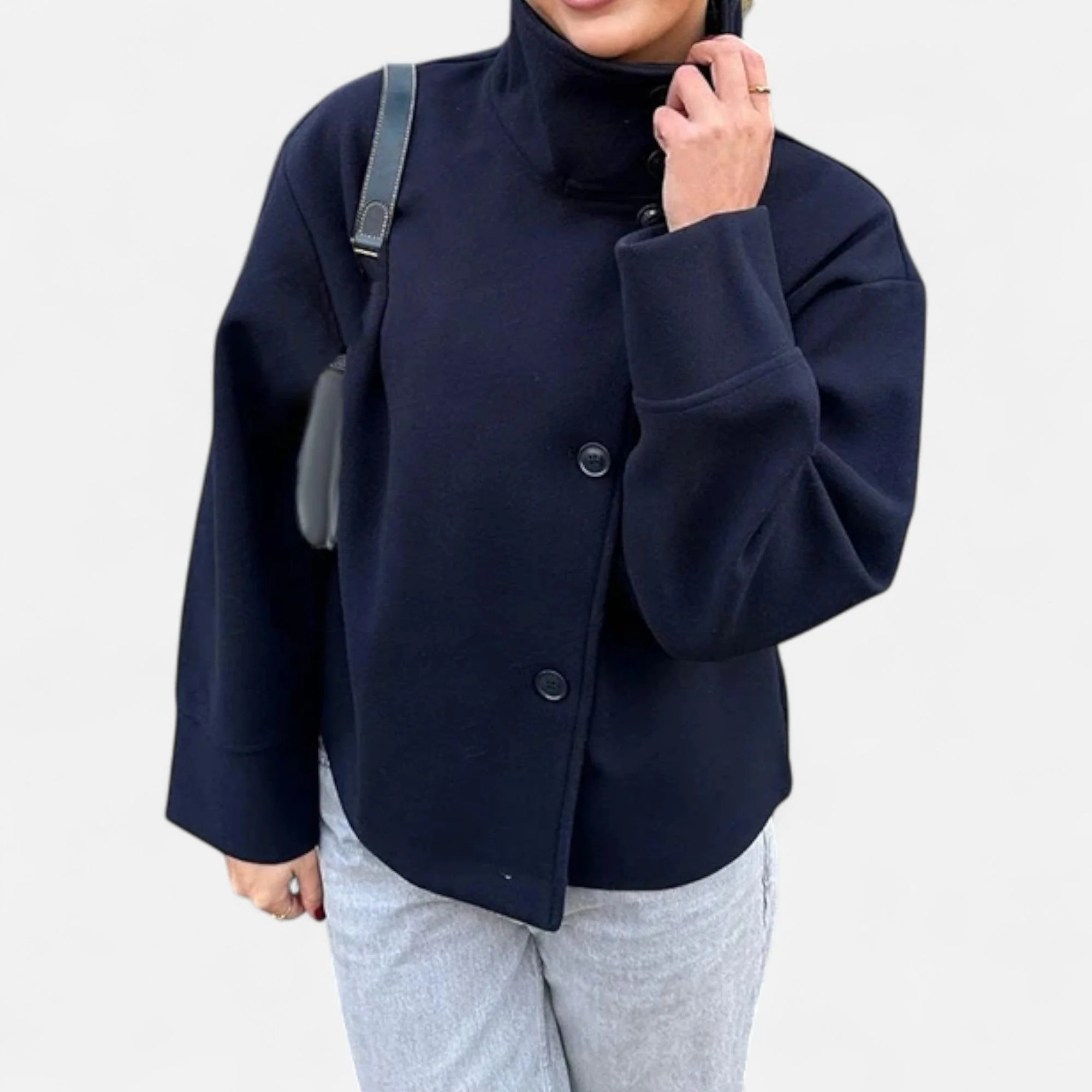María – Elegante Damen Kurzjacke mit modernem Stehkragen - Image 8