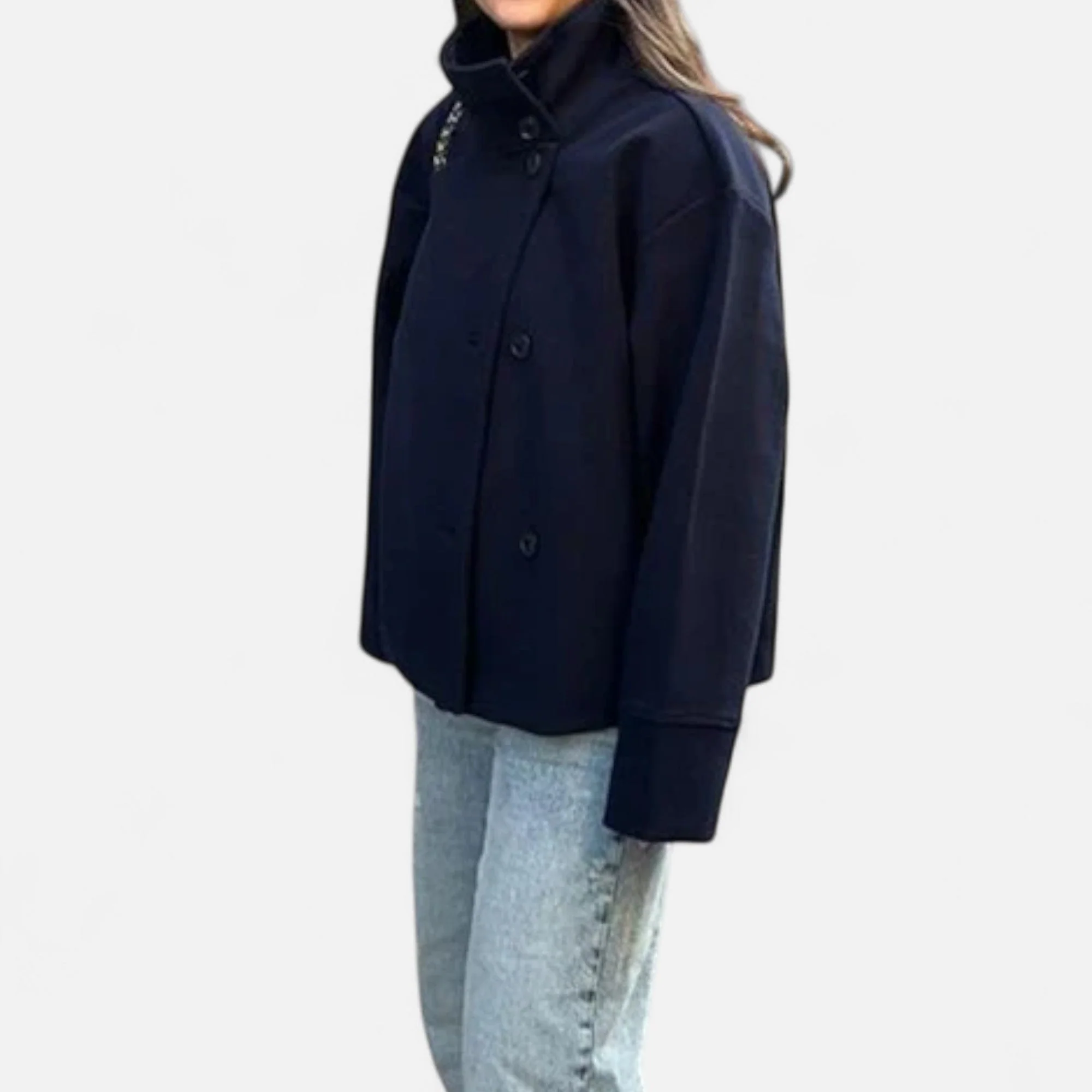 María – Elegante Damen Kurzjacke mit modernem Stehkragen - Image 9