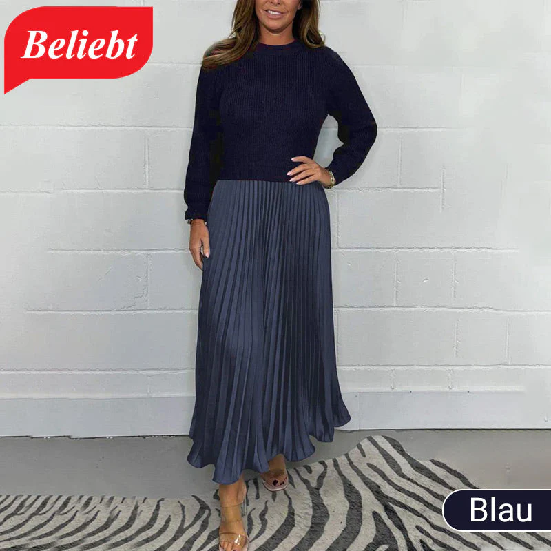 MARIA | Elegante und stilvolle Faltenkleider mit Rundhalsausschnitt - Image 3