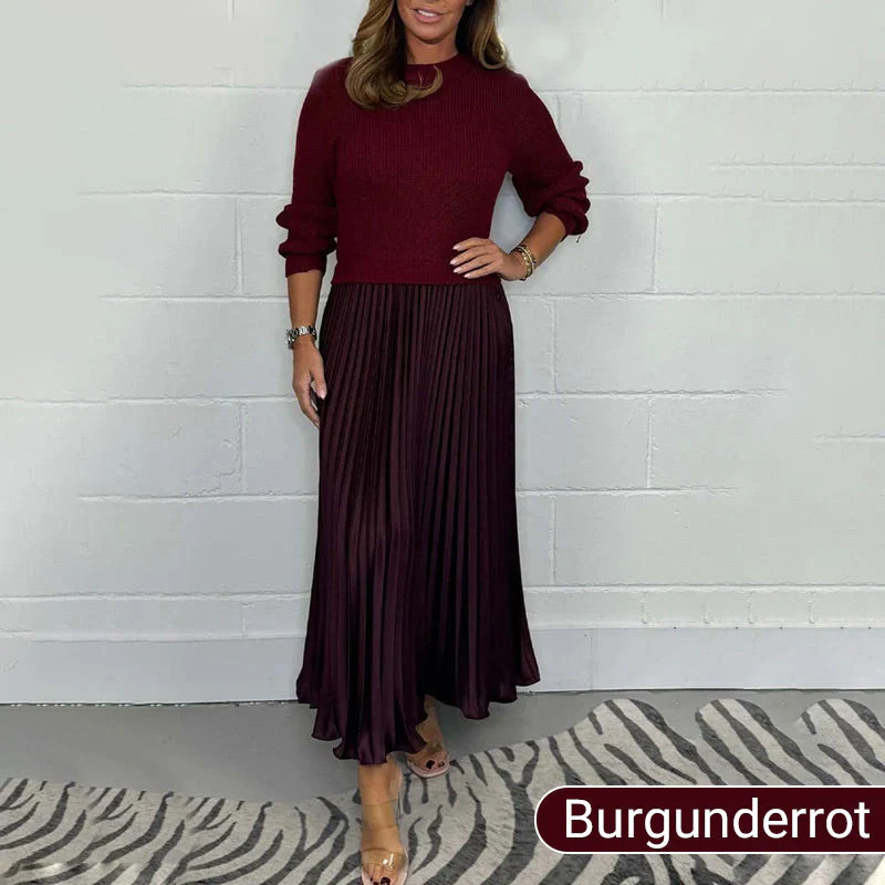 MARIA | Elegante und stilvolle Faltenkleider mit Rundhalsausschnitt - Image 6