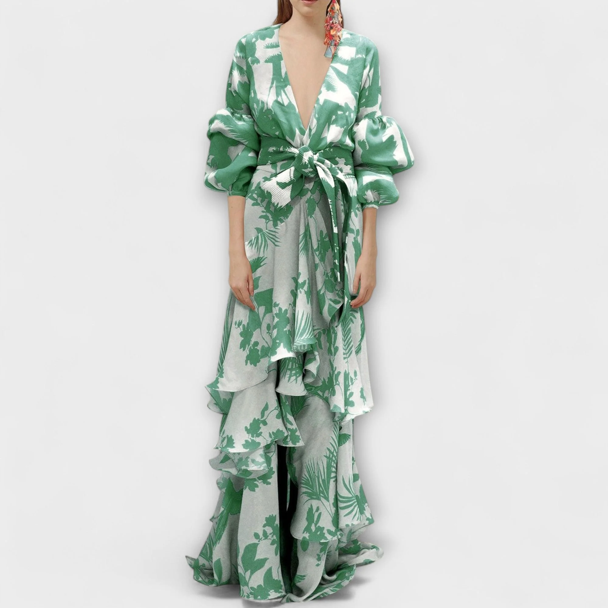 Marie - Chiffon Evening Gown - Image 2