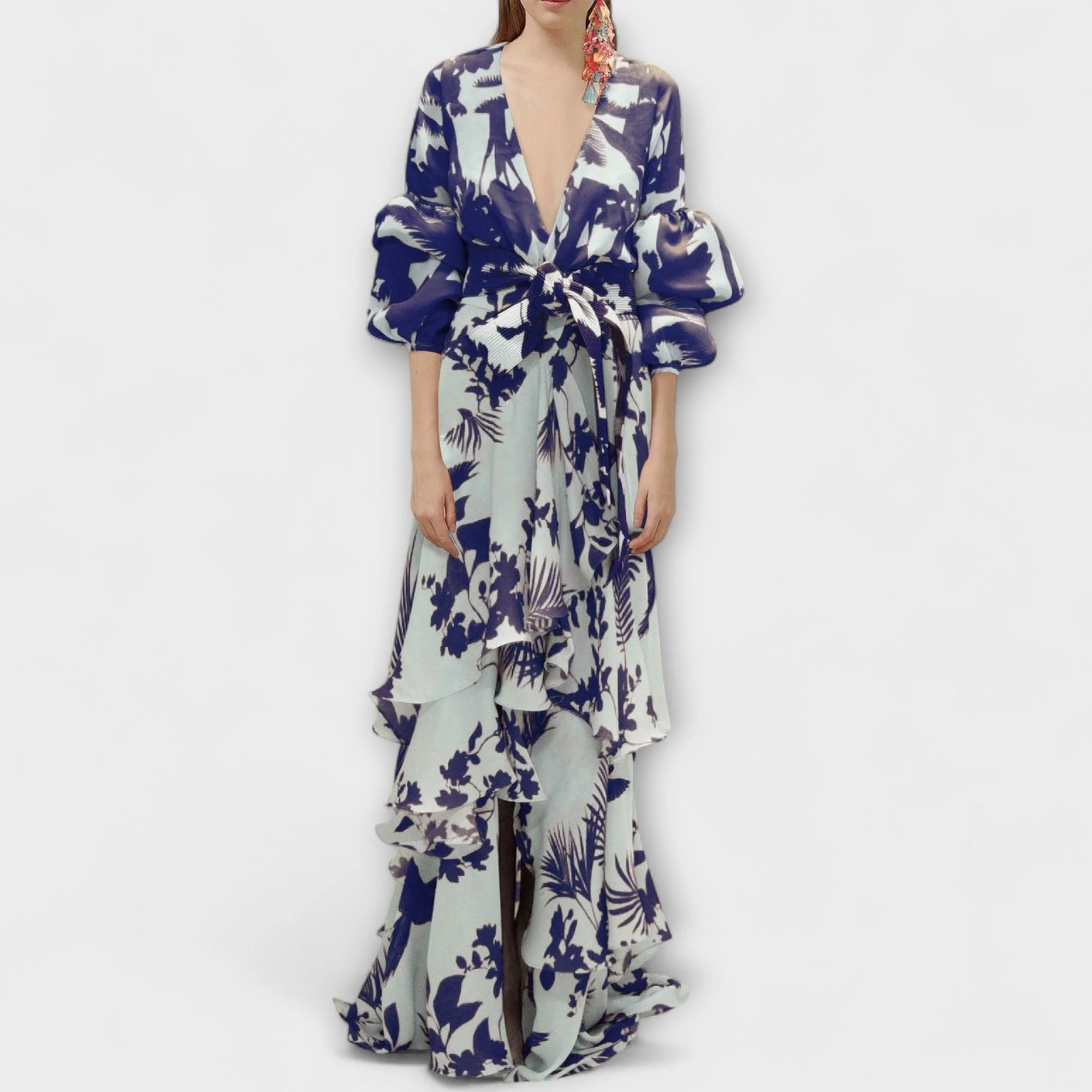 Marie - Chiffon Evening Gown - Image 3