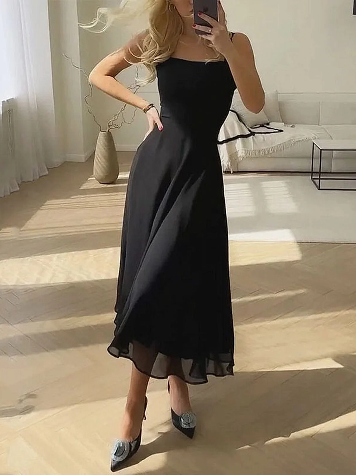 Marie | Elegantes A-Linie Midikleid – Zeitlose Raffinesse - Image 6