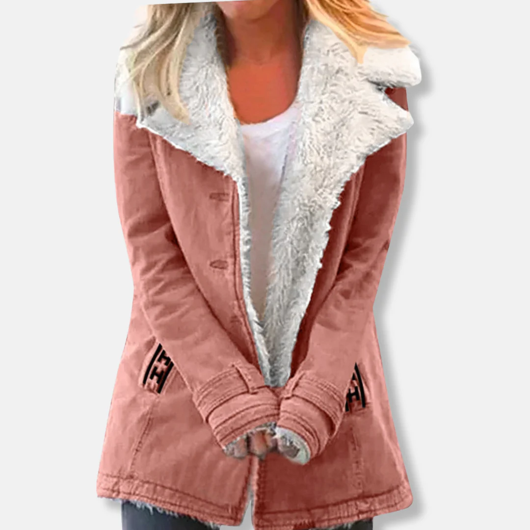 Marie – Gefütterter Wintermantel mit Teddyfutter - Image 5