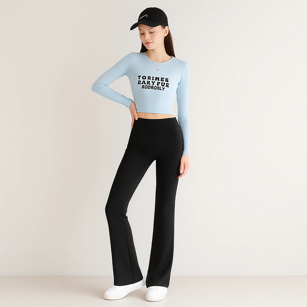 Marielle | Schlaghose mit hoher Taille - Image 2