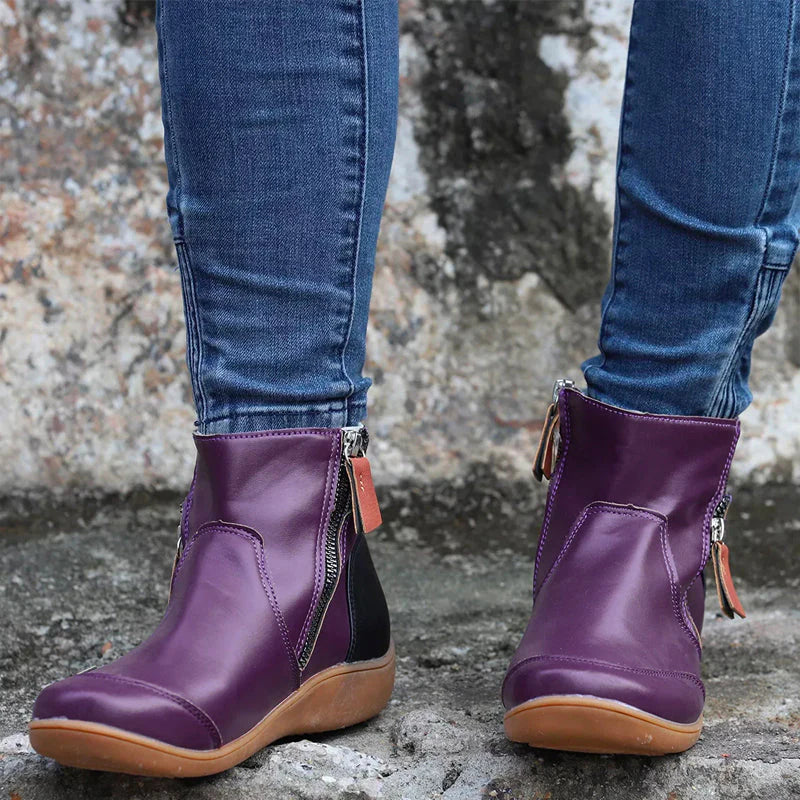 Marina – Komfortable Damen Stiefelette mit Reißverschluss - Image 3