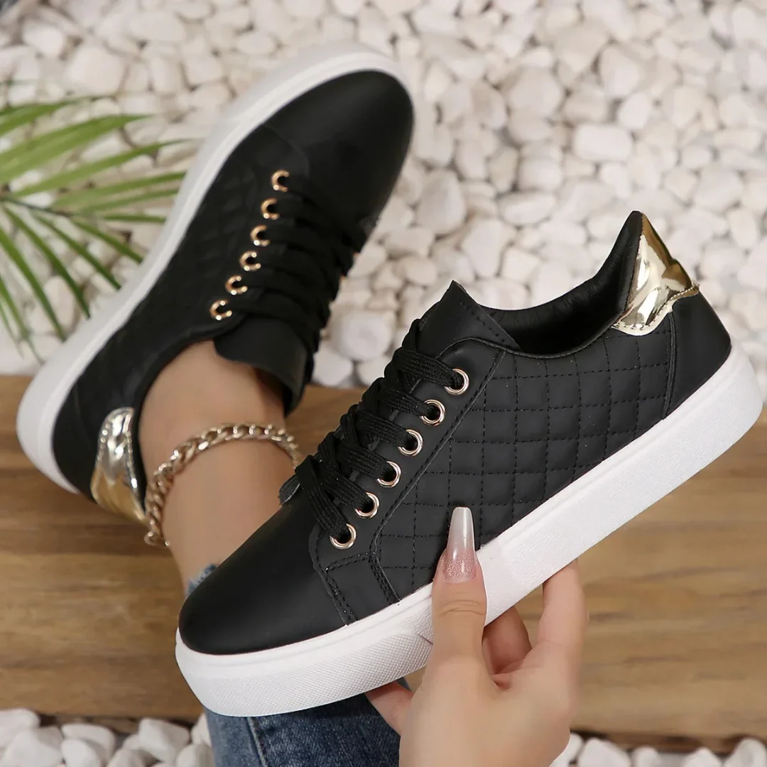 Marion Damen Freizeit-Sneaker mit Steppung und Schnürung - Image 3