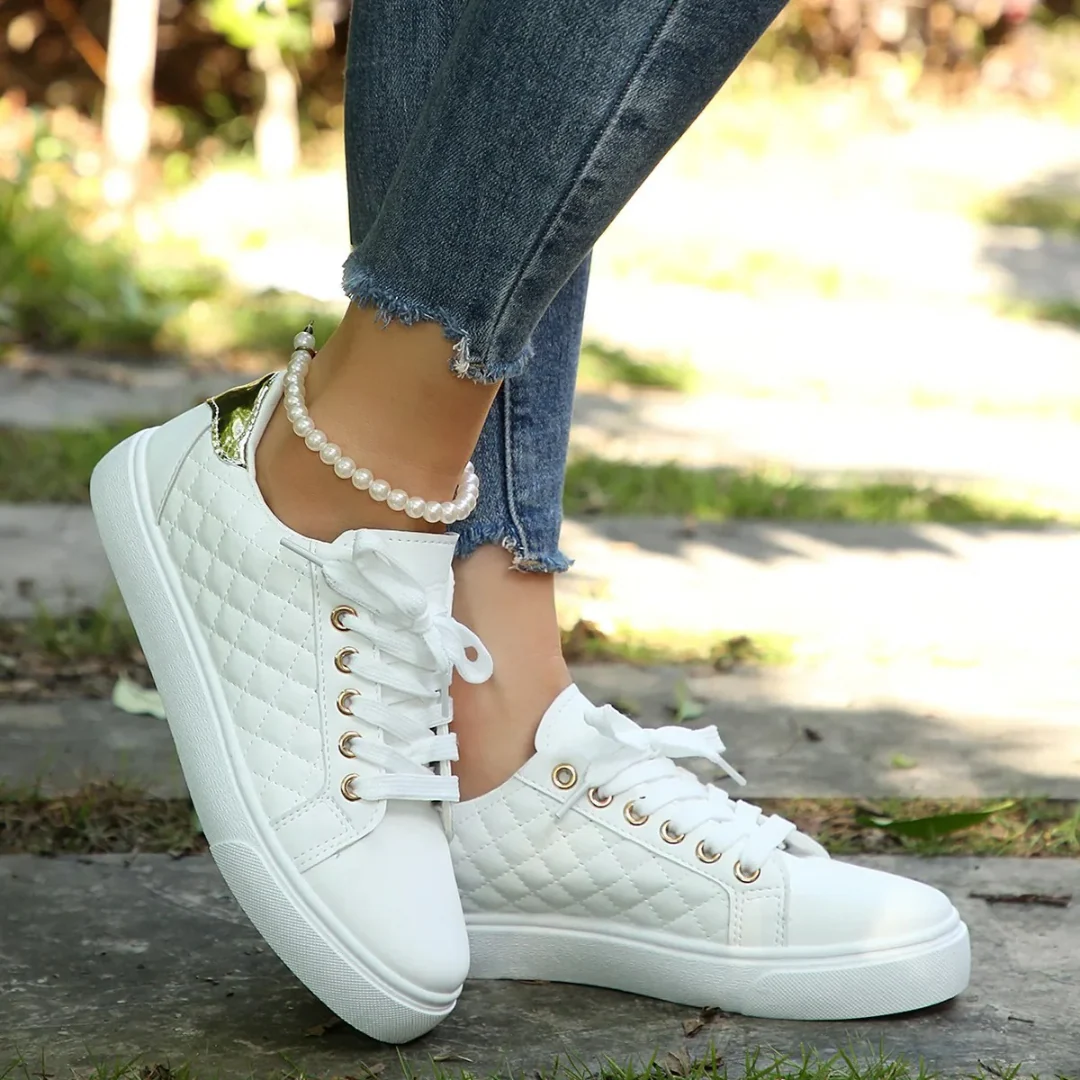 Marion Damen Freizeit-Sneaker mit Steppung und Schnürung - Image 4