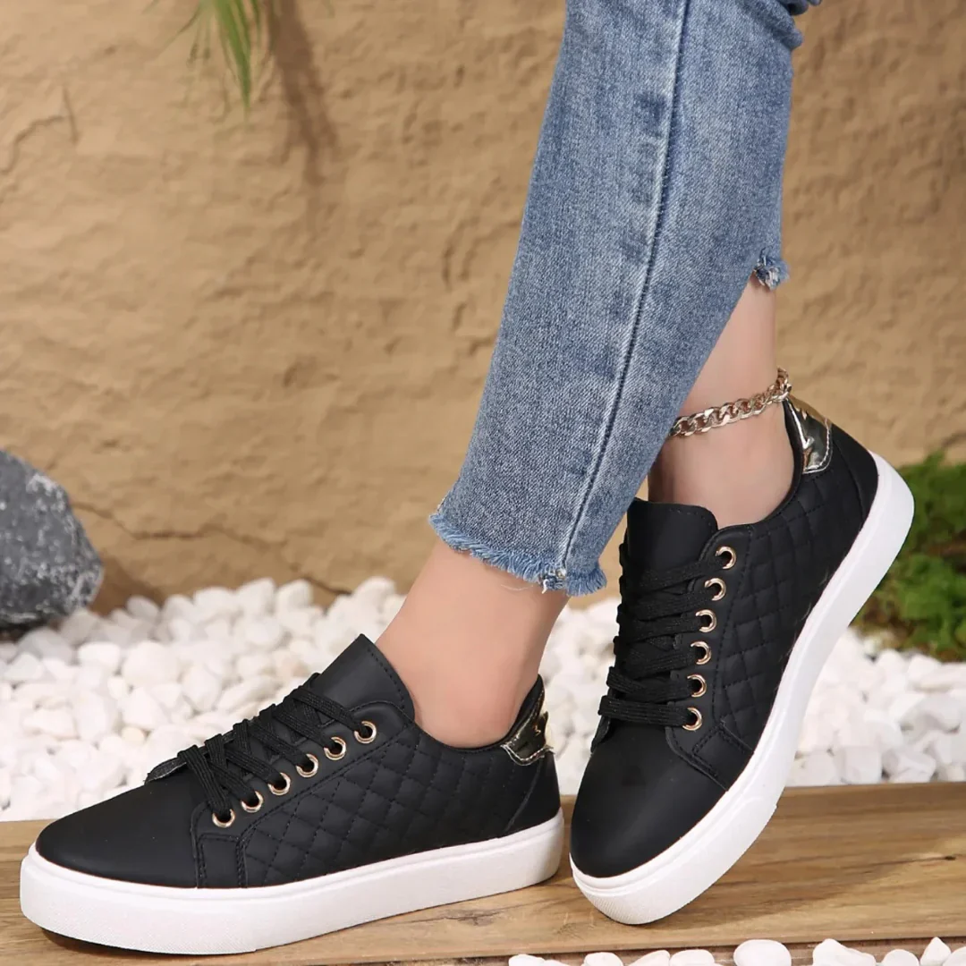 Marion Damen Freizeit-Sneaker mit Steppung und Schnürung - Image 5