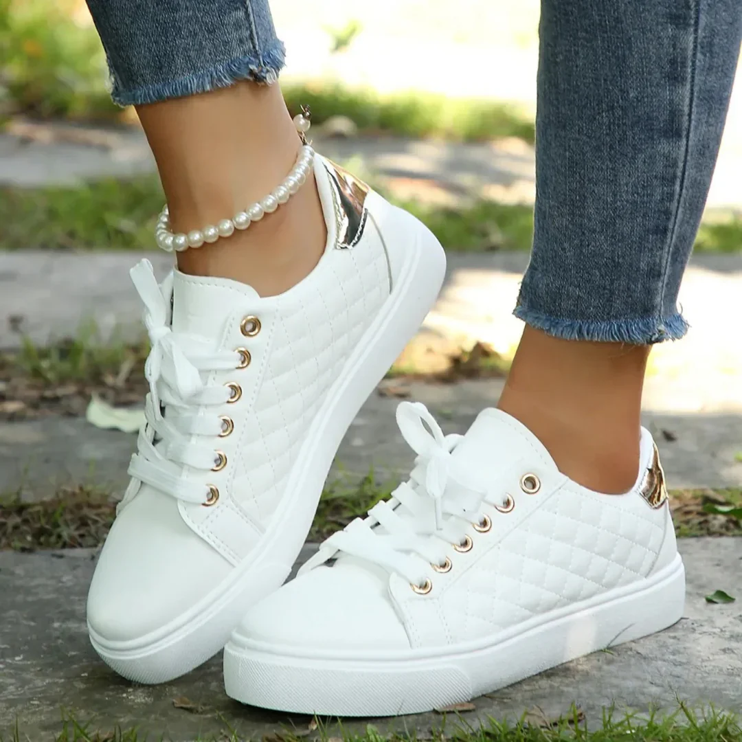 Marion Damen Freizeit-Sneaker mit Steppung und Schnürung - Image 6