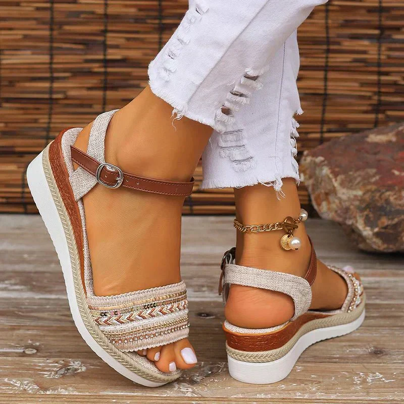 Maritime Elegante Damen Sandalen - Image 2