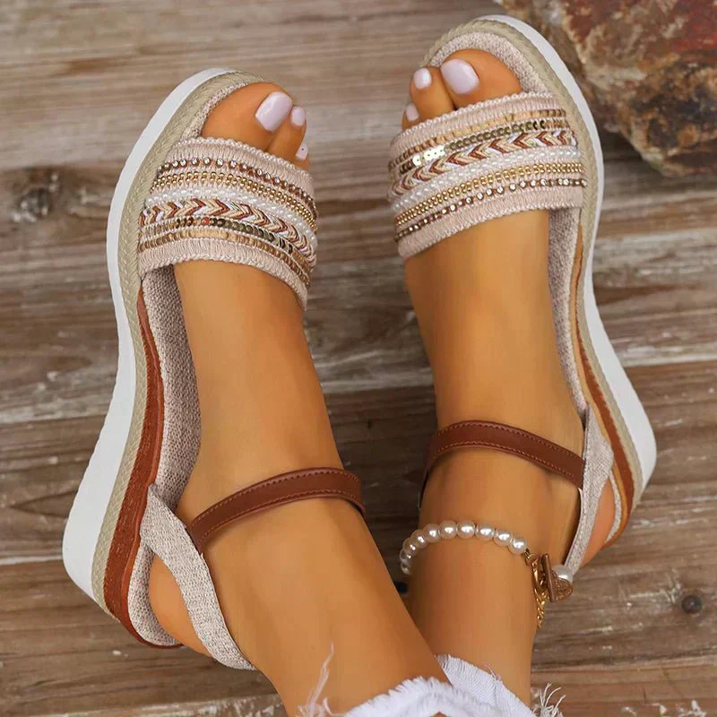 Maritime Elegante Damen Sandalen - Image 5