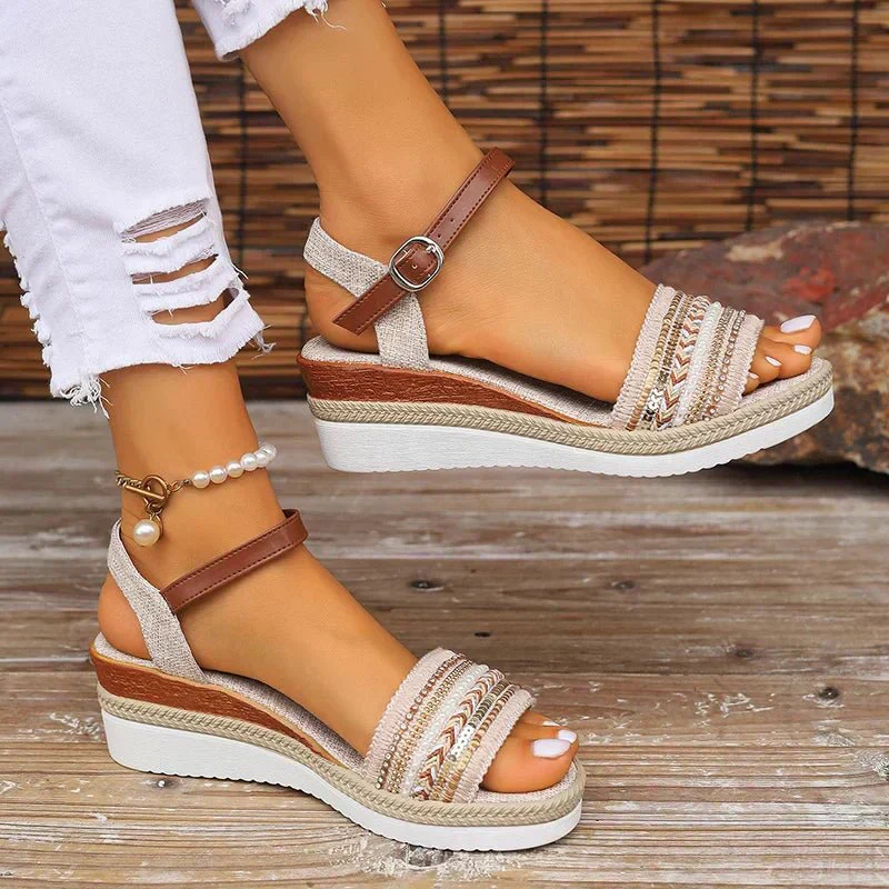 Maritime Elegante Damen Sandalen - Image 6