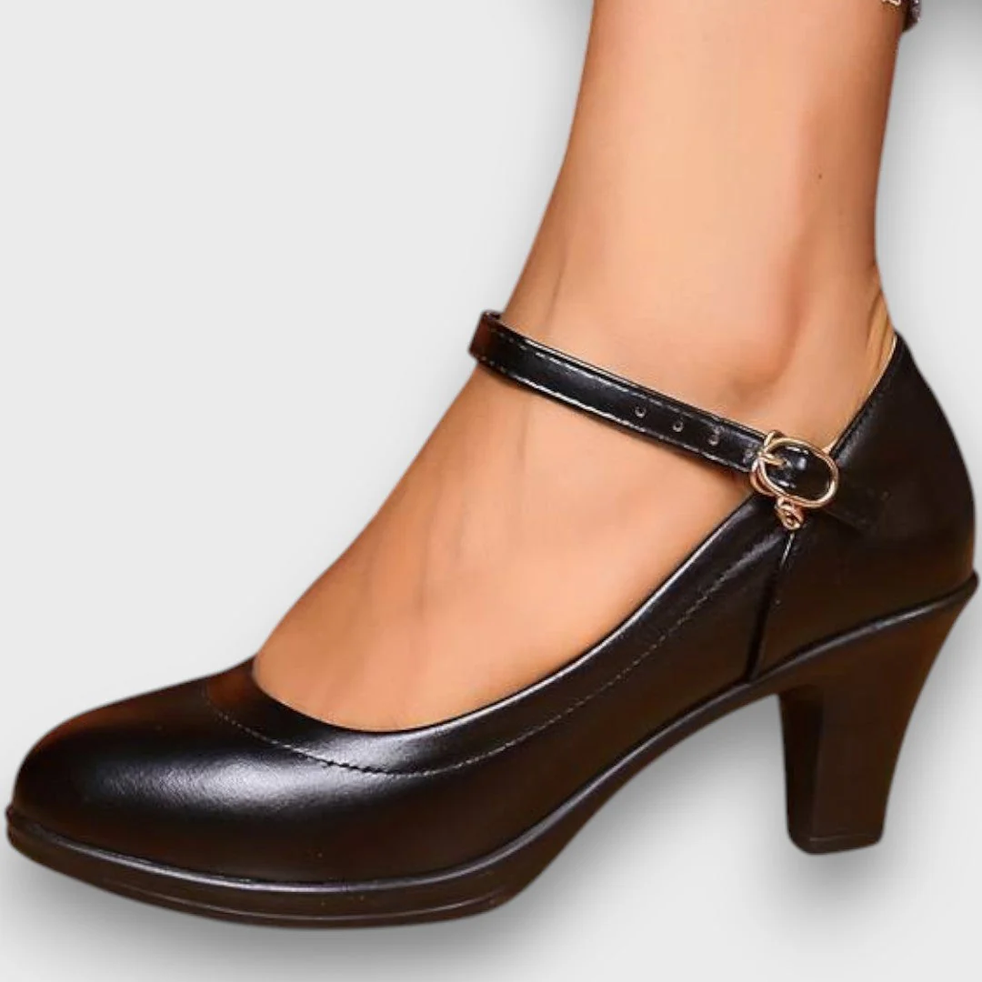 Marlena – Klassische Mary Jane Pumps mit Blockabsatz - Image 2