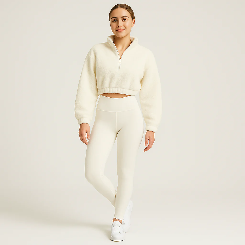 Marlis | Fleecegefüttertes Yoga-Outfit-Set - Image 10