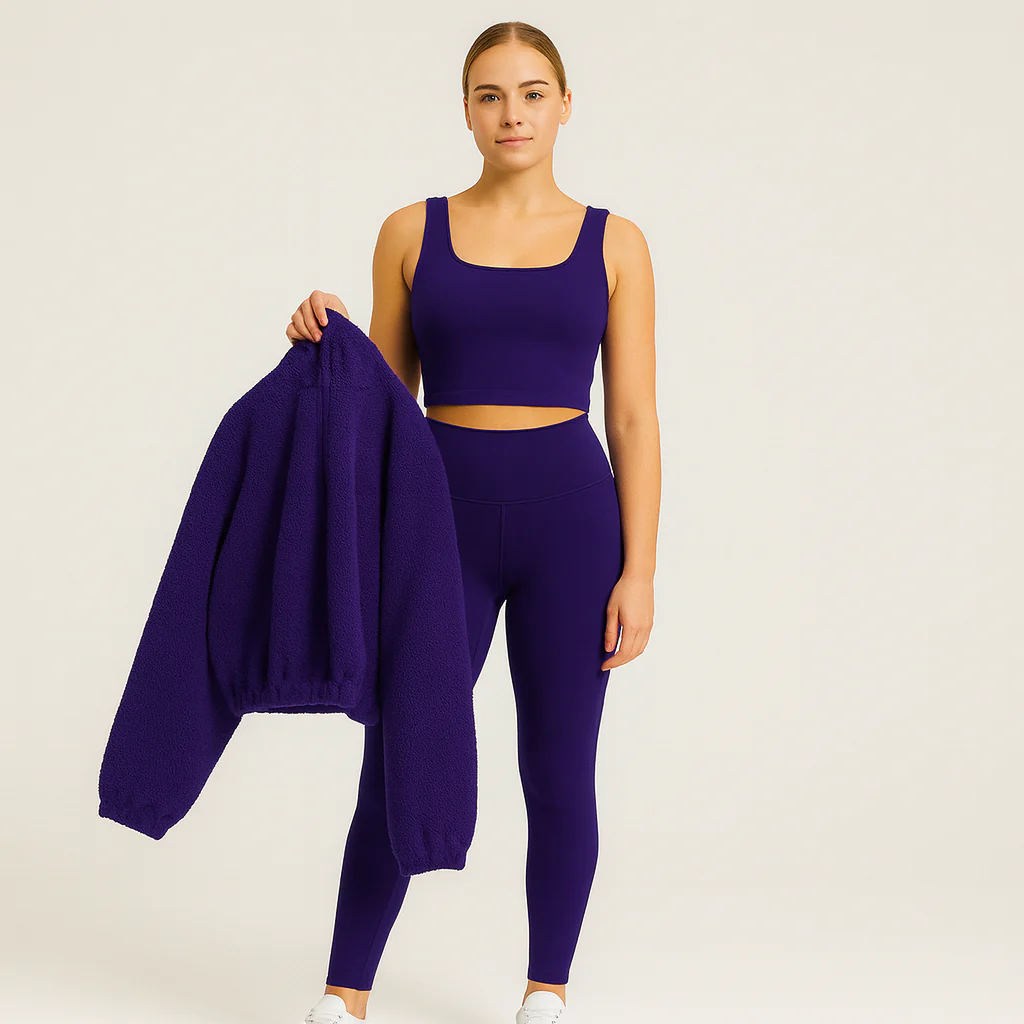 Marlis | Fleecegefüttertes Yoga-Outfit-Set - Image 3