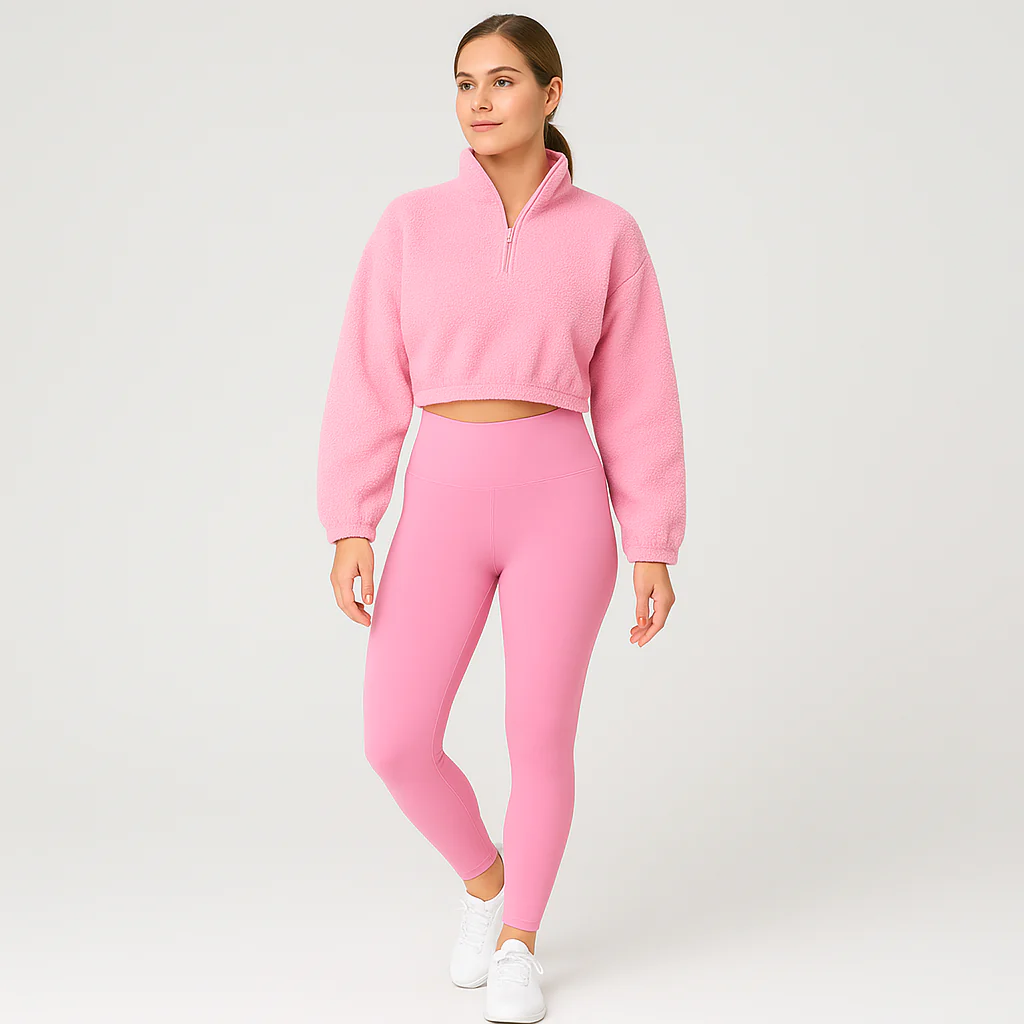 Marlis | Fleecegefüttertes Yoga-Outfit-Set - Image 9
