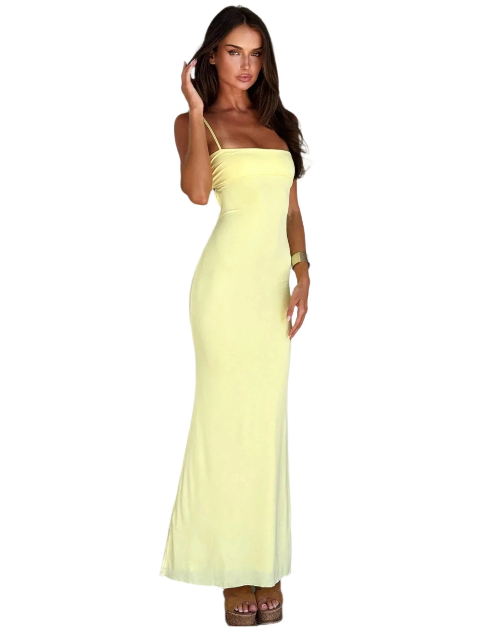 Marriane - Spaghetti-Träger-Maxikleid - Image 4
