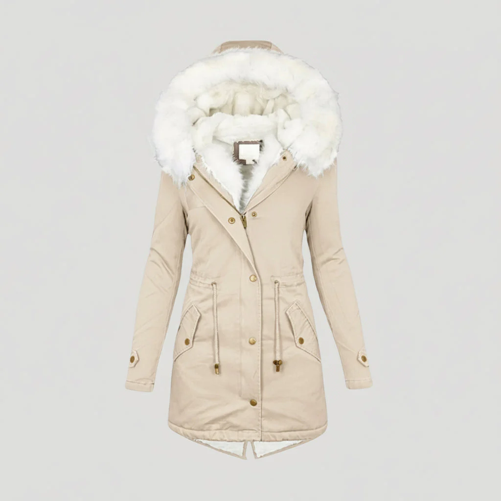 Marta – Taillierter gefütterter Damen Winterparka - Image 3
