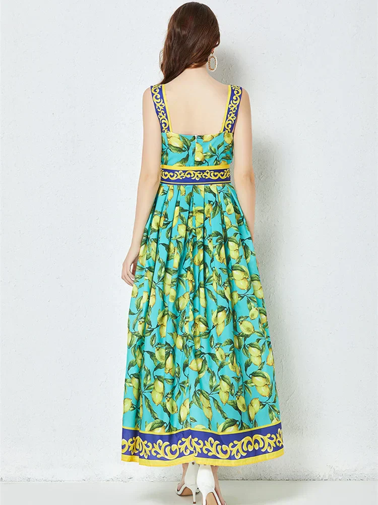 Martina | Amalfi Lemon Kleid - Image 3