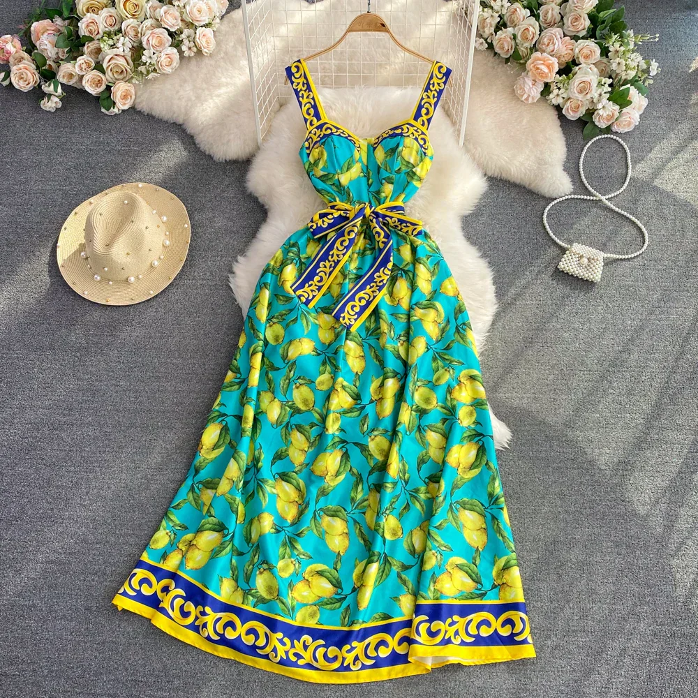 Martina | Amalfi Lemon Kleid - Image 5