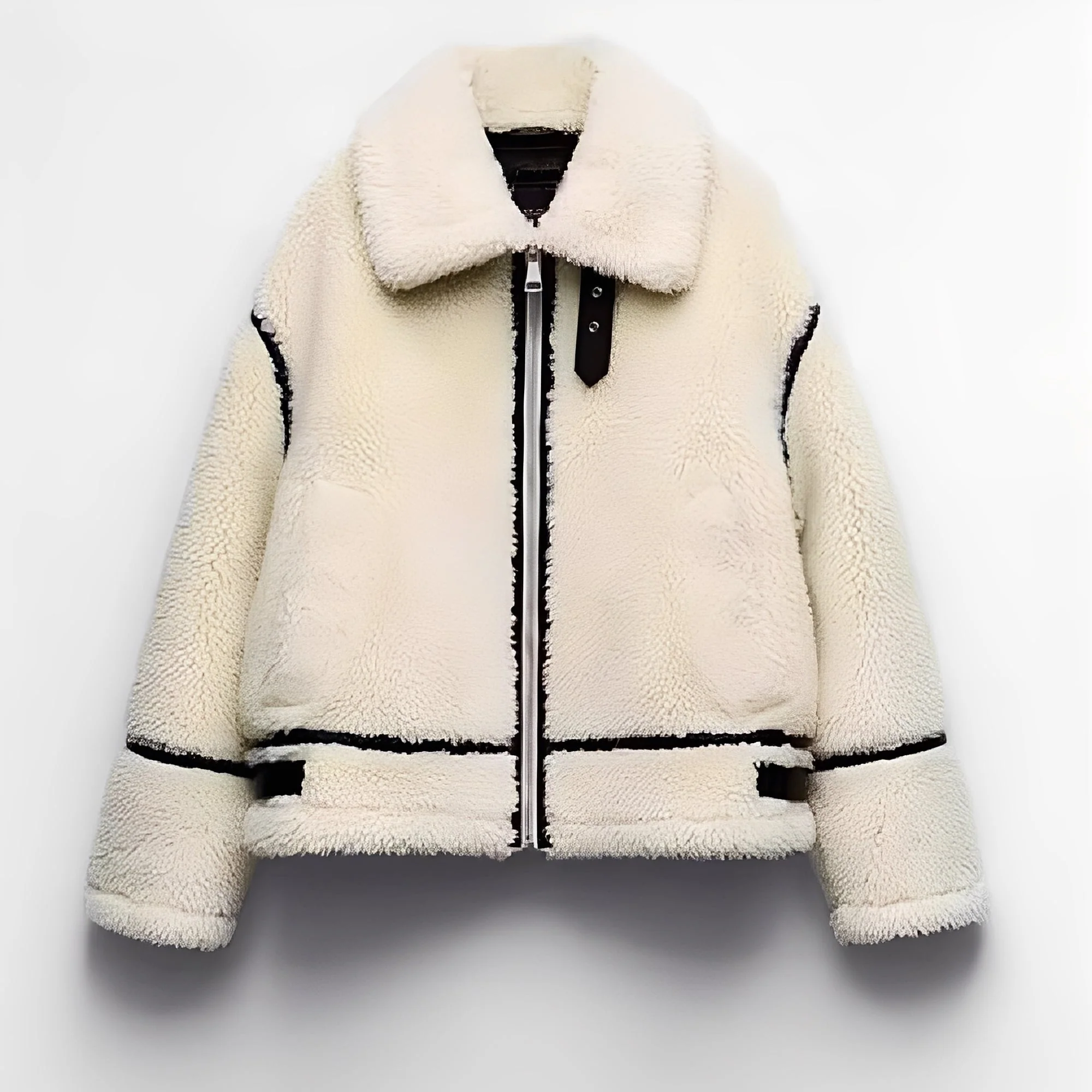Martina – Moderne Damen Teddyjacke mit Oversize-Schnitt - Image 3