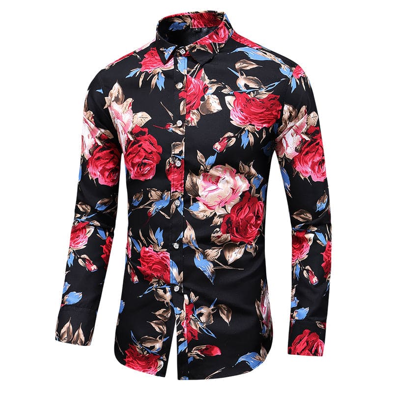 Marvin - Herren Hemd mit Blumenmuster - Image 2