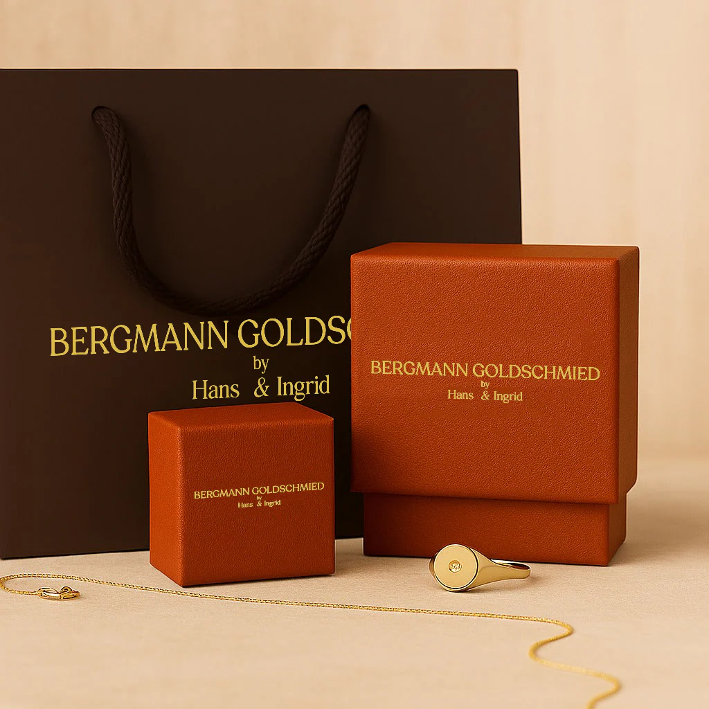 Marzella® | Aussage ineinandergreifende Ohrringe Gold - Image 7