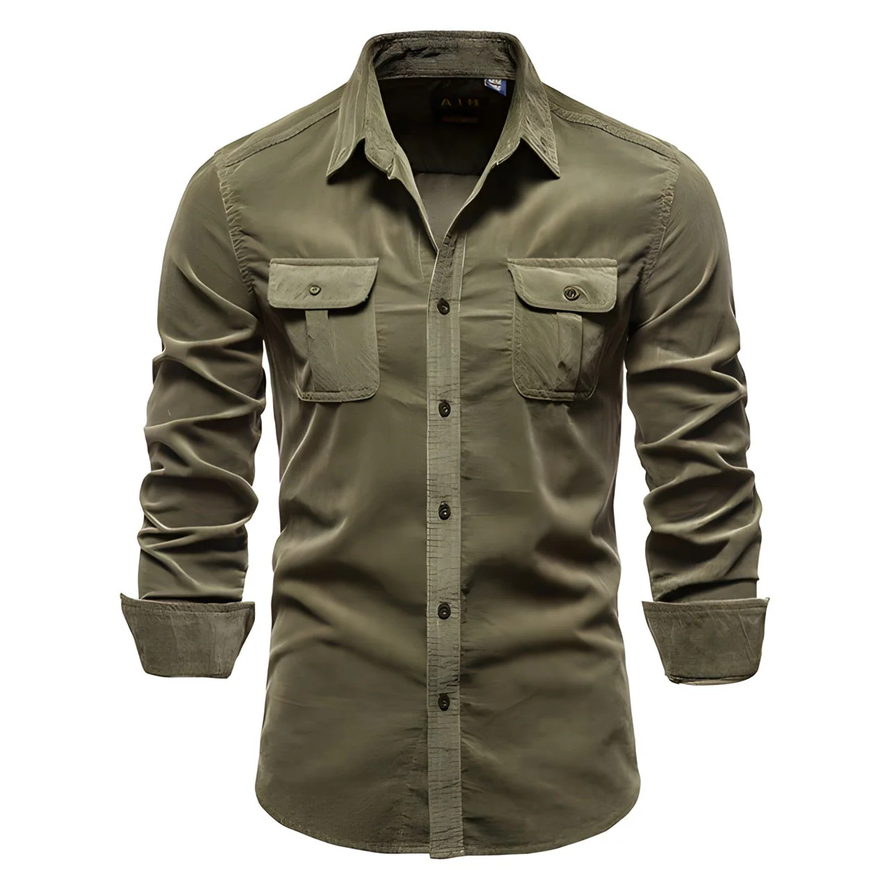 Mason – Robustes Herren Langarmhemd mit Brusttaschen - Image 6