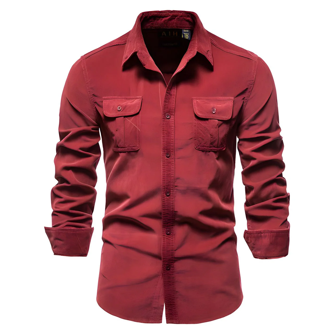 Mason – Robustes Herren Langarmhemd mit Brusttaschen - Image 7