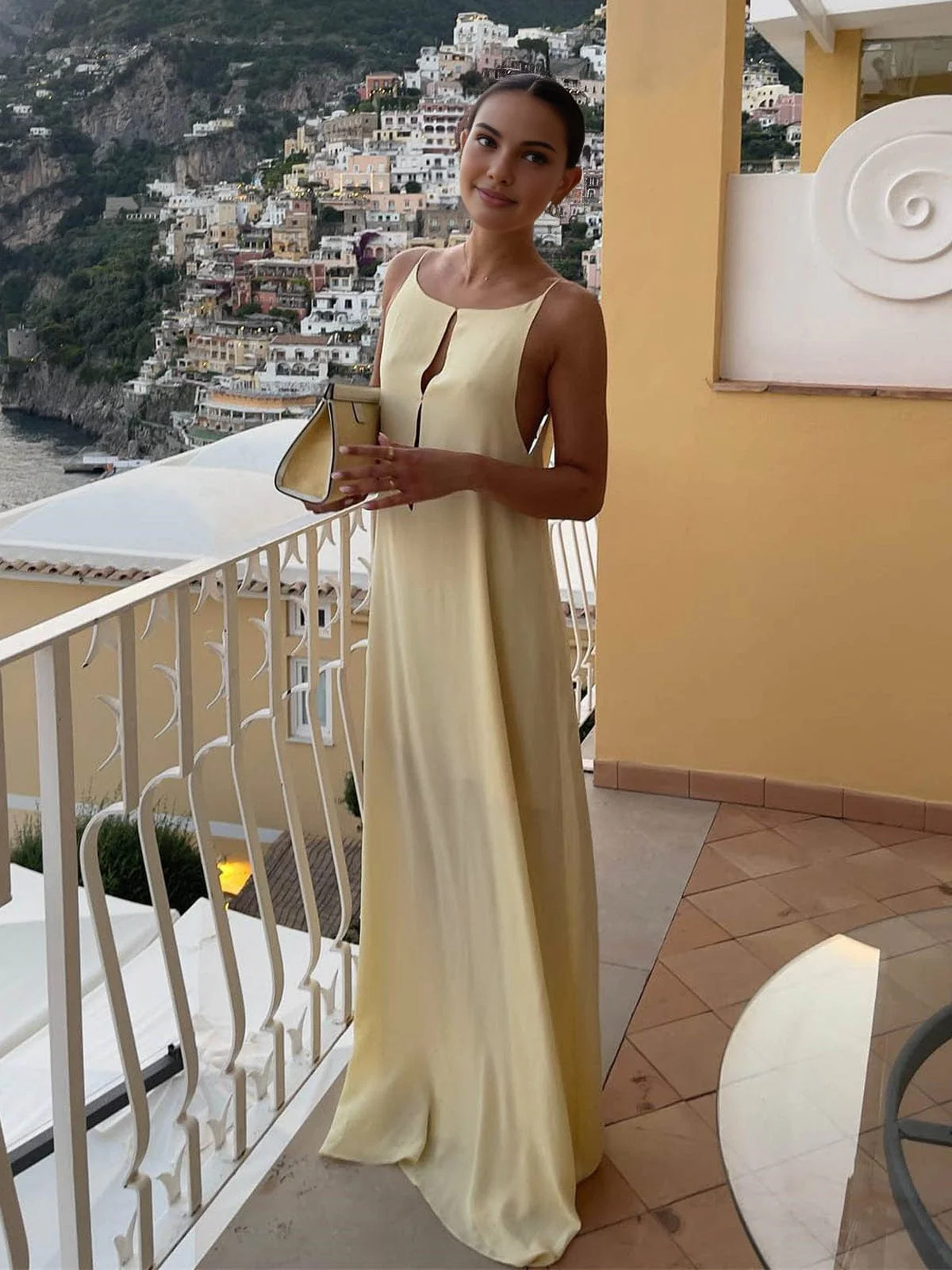 Mathilda | Luxus Slipdress mit tiefem Rückenausschnitt – Elegante Abendmode - Image 2