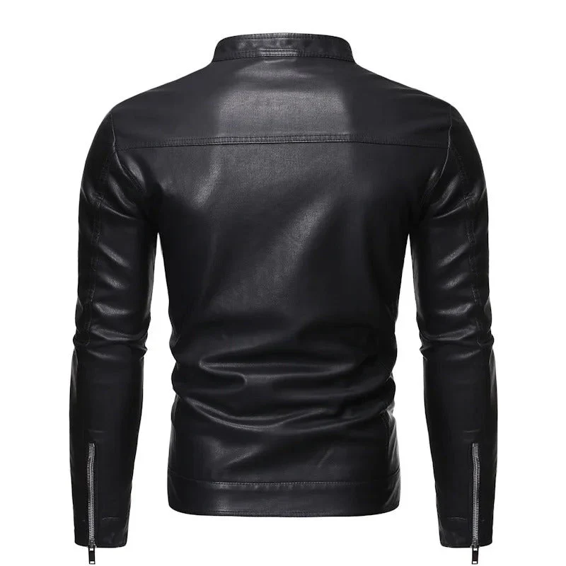 Matthias-Johann® | Lederjacke mit Stehkragen - Image 2