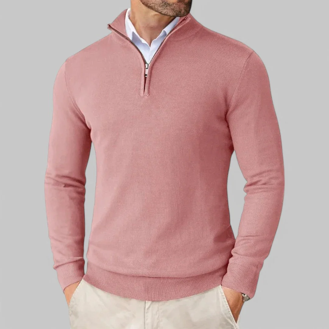 Mattia | Bequemer Pullover mit halbem Reißverschluss - Image 3