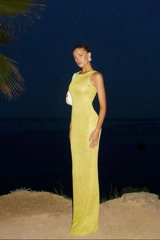 MAUDE | LANGES ÄRMELLOSES KLEID - Image 11